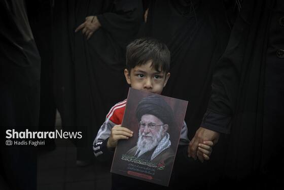 گزارش تصویری | اجتماع مهاجران افغانستانی در سوگ امام امت در محله گلشهر مشهد