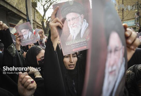 گزارش تصویری | اجتماع مهاجران افغانستانی در سوگ امام امت در محله گلشهر مشهد