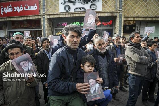 گزارش تصویری | اجتماع مهاجران افغانستانی در سوگ امام امت در محله گلشهر مشهد