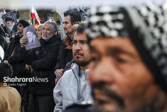 گزارش تصویری | اجتماع مهاجران افغانستانی در سوگ امام امت در محله گلشهر مشهد