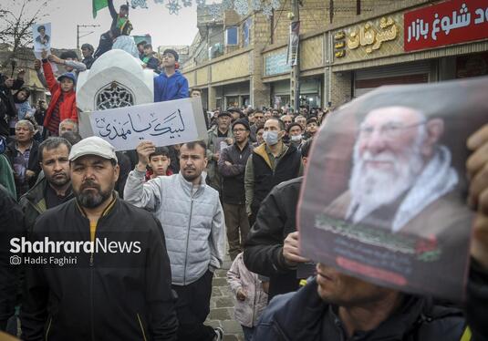 گزارش تصویری | اجتماع مهاجران افغانستانی در سوگ امام امت در محله گلشهر مشهد