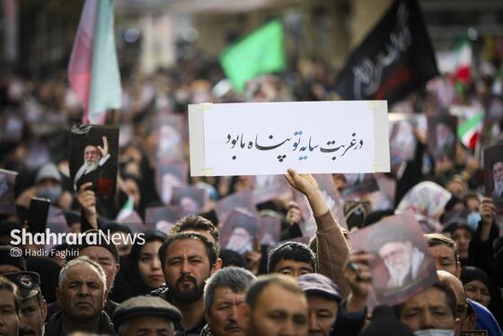 گزارش تصویری | اجتماع مهاجران افغانستانی در سوگ امام امت در محله گلشهر مشهد