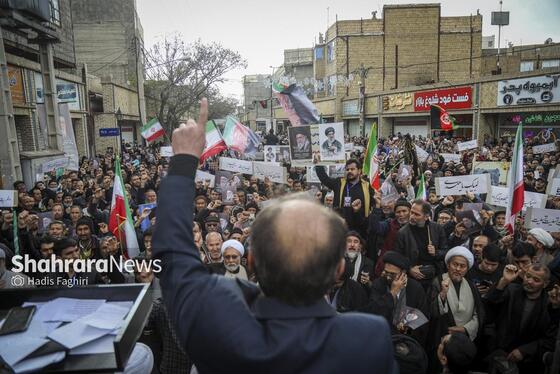 گزارش تصویری | اجتماع مهاجران افغانستانی در سوگ امام امت در محله گلشهر مشهد