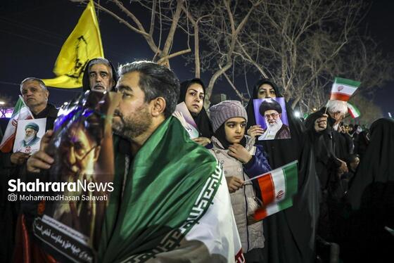 گزارش تصویری | حضور پرشور مردم مشهد در خون‌خواهی امام شهید و حمایت از نیرو‌های مسلح (۱۵ اسفند ۱۴۰۴)