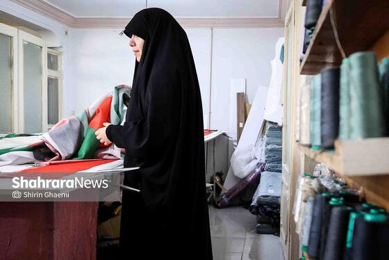 گزارش تصویری | پرچم میهن، برای ایستادگی ایران