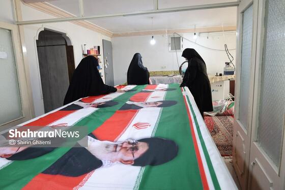 گزارش تصویری | پرچم میهن، برای ایستادگی ایران