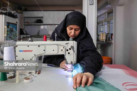 گزارش تصویری | پرچم میهن، برای ایستادگی ایران