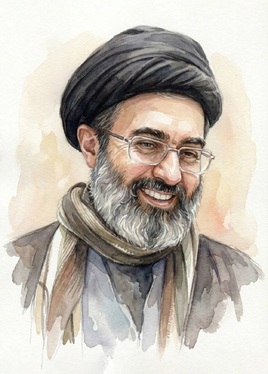 عکس و پوسترهایی از آیت‌الله سید مجتبی خامنه‌ای سومین رهبر انقلاب اسلامی ایران