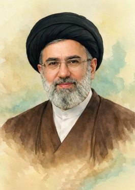 عکس و پوسترهایی از آیت‌الله سید مجتبی خامنه‌ای سومین رهبر انقلاب اسلامی ایران