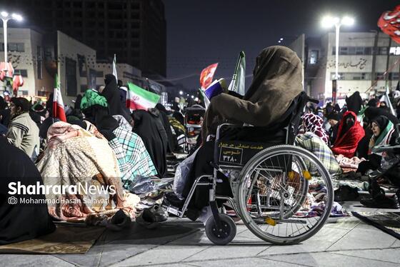 گزارش تصویری | مراسم احیای شب نوزدهم رمضان ۱۴۰۴ در خیابان‌های مشهد