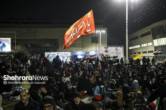 گزارش تصویری | مراسم احیای شب نوزدهم رمضان ۱۴۰۴ در خیابان‌های مشهد