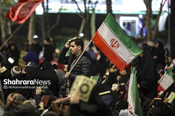 گزارش تصویری | مراسم احیای شب نوزدهم رمضان ۱۴۰۴ در خیابان‌های مشهد