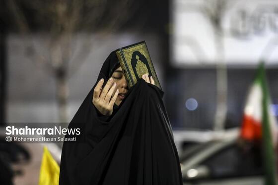 گزارش تصویری | مراسم احیای شب نوزدهم رمضان ۱۴۰۴ در خیابان‌های مشهد