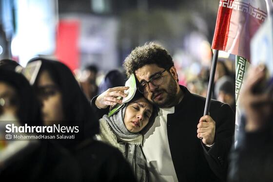 گزارش تصویری | مراسم احیای شب نوزدهم رمضان ۱۴۰۴ در خیابان‌های مشهد