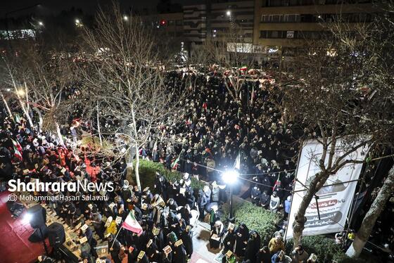 گزارش تصویری | مراسم احیای شب نوزدهم رمضان ۱۴۰۴ در خیابان‌های مشهد