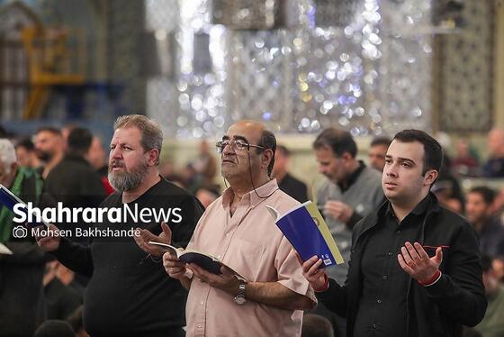 گزارش تصویری | مراسم احیای اولین شب قدر در حرم مطهر امام رضا (ع)