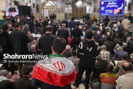 گزارش تصویری | مراسم احیای اولین شب قدر در حرم مطهر امام رضا (ع)