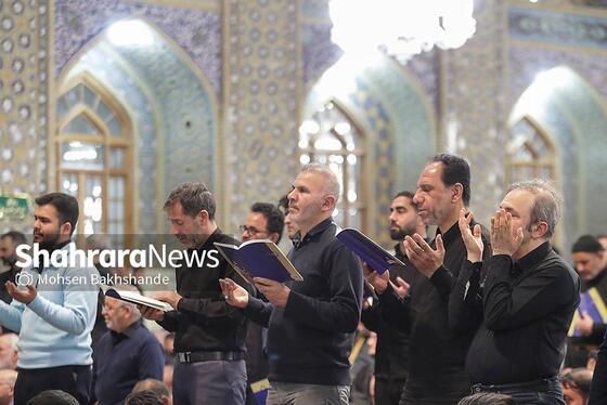 گزارش تصویری | مراسم احیای اولین شب قدر در حرم مطهر امام رضا (ع)