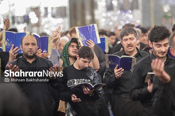 گزارش تصویری | مراسم احیای اولین شب قدر در حرم مطهر امام رضا (ع)