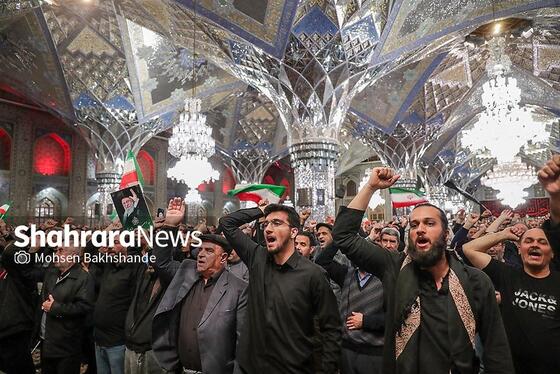 گزارش تصویری | مراسم احیای اولین شب قدر در حرم مطهر امام رضا (ع)