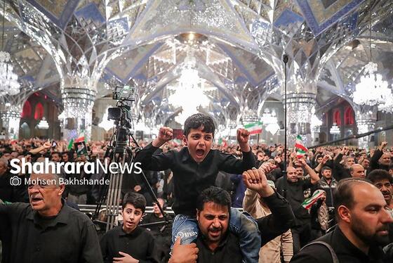 گزارش تصویری | مراسم احیای اولین شب قدر در حرم مطهر امام رضا (ع)