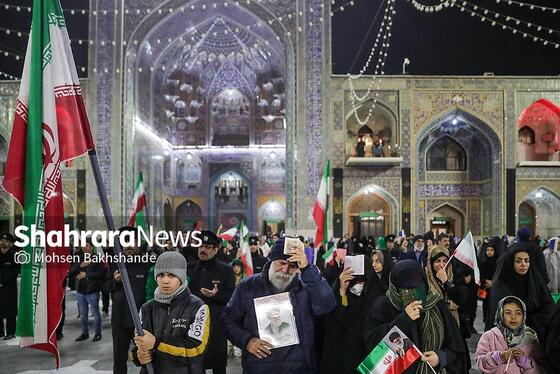 گزارش تصویری | مراسم احیای اولین شب قدر در حرم مطهر امام رضا (ع)