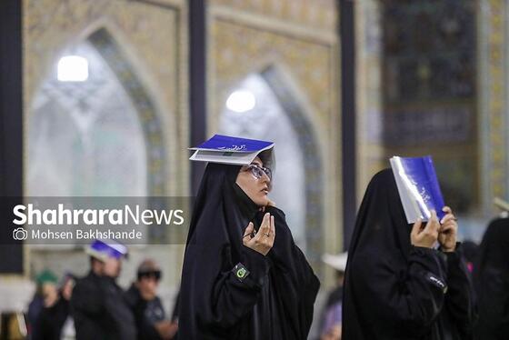 گزارش تصویری | مراسم احیای اولین شب قدر در حرم مطهر امام رضا (ع)