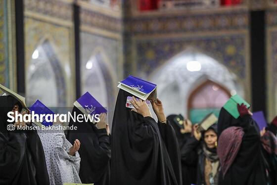 گزارش تصویری | مراسم احیای اولین شب قدر در حرم مطهر امام رضا (ع)