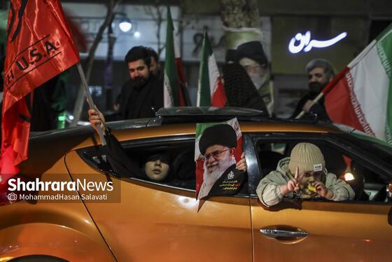 گزارش تصویری | واکنش مردم مشهد به خبر انتخاب آیت‌الله سیدمجتبی خامنه‌ای به عنوان سومین رهبر انقلاب اسلامی ایران