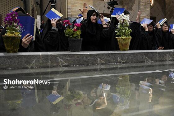 گزارش تصویری | مراسم احیا ویژه ناشنوایان در شب‌ نوزدهم ماه مبارک رمضان در حرم مطهر رضوی