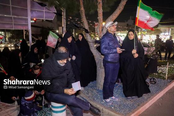 گزارش تصویری | مراسم احیای اولین شب قدر رمضان ۱۴۰۴ - چهارراه مخابرات مشهد