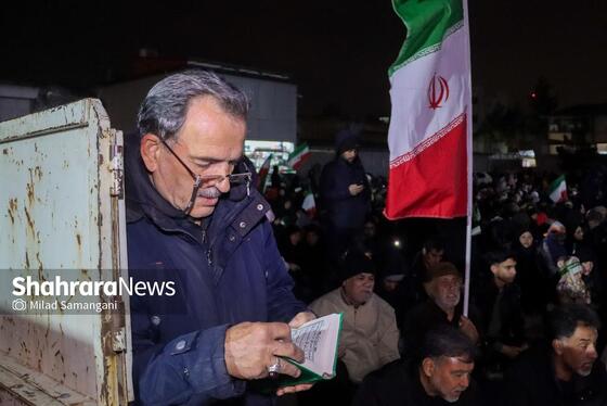 گزارش تصویری | مراسم احیای اولین شب قدر رمضان ۱۴۰۴ - چهارراه مخابرات مشهد