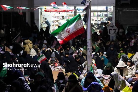 گزارش تصویری | مراسم احیای اولین شب قدر رمضان ۱۴۰۴ - چهارراه مخابرات مشهد