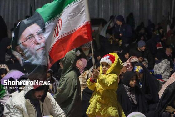 گزارش تصویری | مراسم احیای اولین شب قدر رمضان ۱۴۰۴ - چهارراه مخابرات مشهد