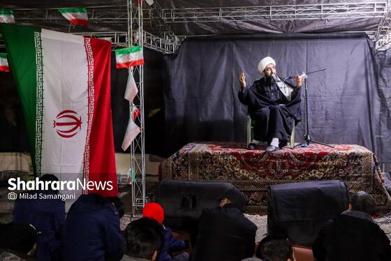 گزارش تصویری | مراسم احیای اولین شب قدر رمضان ۱۴۰۴ - چهارراه مخابرات مشهد