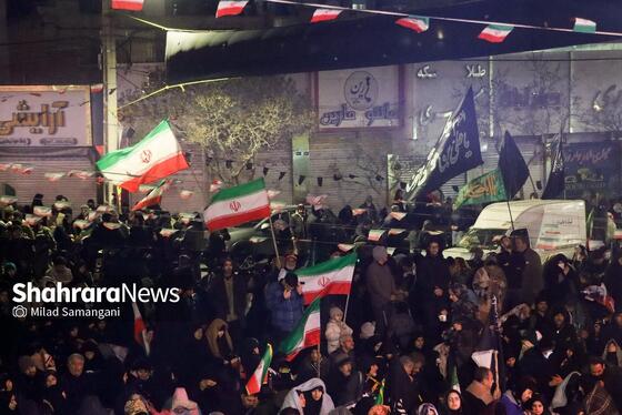 گزارش تصویری | مراسم احیای اولین شب قدر رمضان ۱۴۰۴ - چهارراه مخابرات مشهد