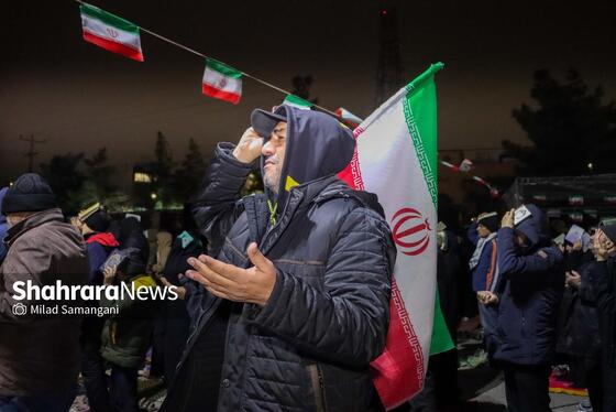 گزارش تصویری | مراسم احیای اولین شب قدر رمضان ۱۴۰۴ - چهارراه مخابرات مشهد