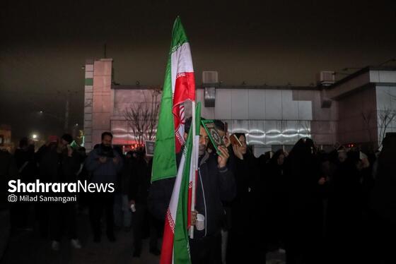 گزارش تصویری | مراسم احیای اولین شب قدر رمضان ۱۴۰۴ - چهارراه مخابرات مشهد