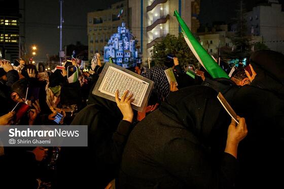 گزارش تصویری | مراسم احیای شب ۱۹ رمضان ۱۴۰۴ در خیابان‌های مشهد - ۲