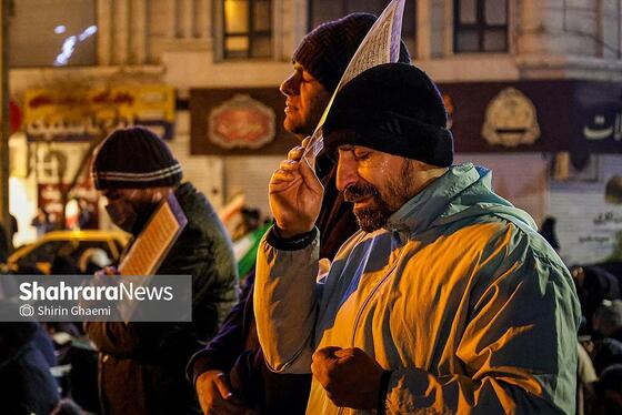 گزارش تصویری | مراسم احیای شب ۱۹ رمضان ۱۴۰۴ در خیابان‌های مشهد - ۲