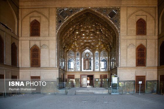 عکس| آسیب به باغ موزه چهلستون اصفهان در تجاوز آمریکا و رژیم صهیونیستی