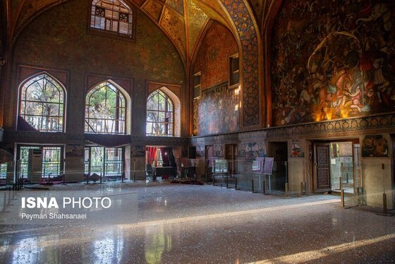 عکس| آسیب به باغ موزه چهلستون اصفهان در تجاوز آمریکا و رژیم صهیونیستی