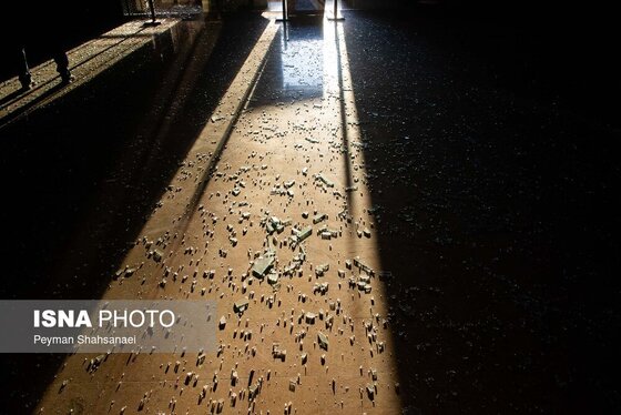 عکس| آسیب به باغ موزه چهلستون اصفهان در تجاوز آمریکا و رژیم صهیونیستی