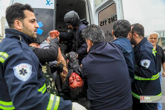 عکس| تصاویر دردناک از حمله موشکی دشمن به اتوبان شهید باقری تهران