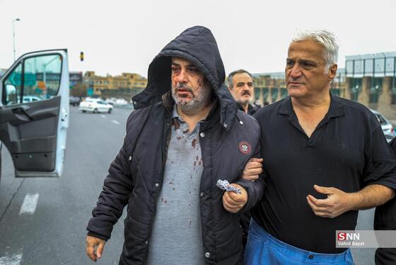 عکس| تصاویر دردناک از حمله موشکی دشمن به اتوبان شهید باقری تهران