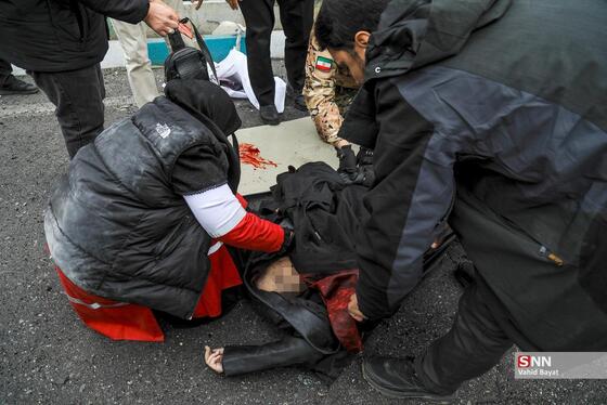 عکس| تصاویر دردناک از حمله موشکی دشمن به اتوبان شهید باقری تهران