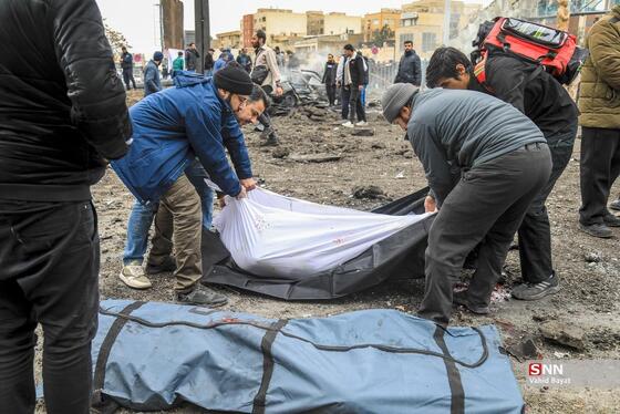 عکس| تصاویر دردناک از حمله موشکی دشمن به اتوبان شهید باقری تهران