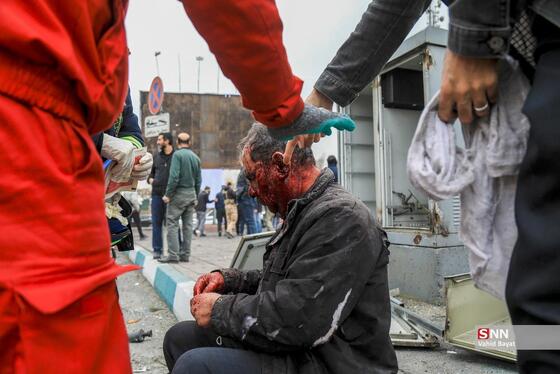 عکس| تصاویر دردناک از حمله موشکی دشمن به اتوبان شهید باقری تهران