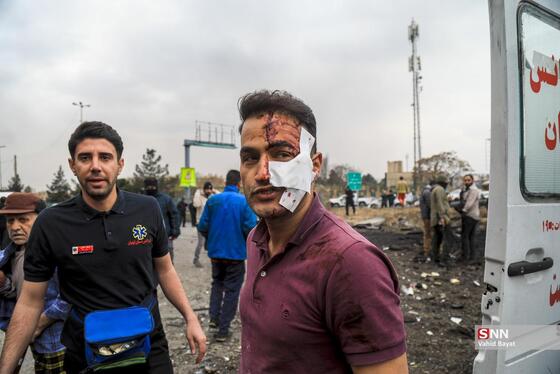 عکس| تصاویر دردناک از حمله موشکی دشمن به اتوبان شهید باقری تهران