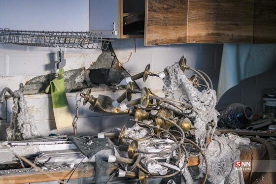 عکس| تصاویر تلخ از حملات موشکی دشمن به منازل مردم در «محمدشهر» کرج